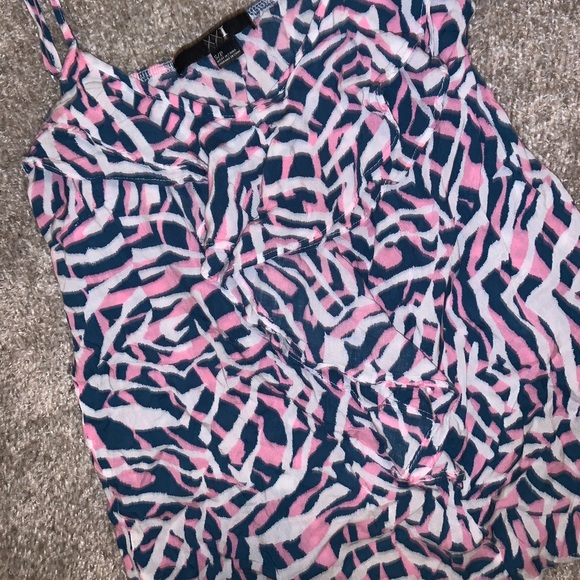 XXI Pink, Blue & White Blouse size S - Picture 4 of 7
